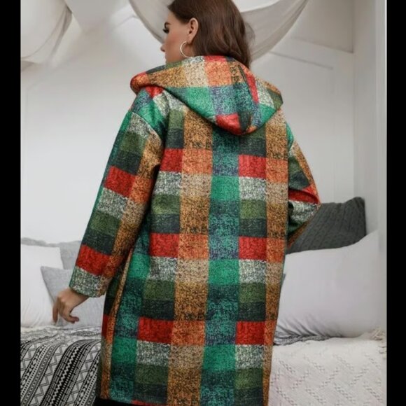 Multicolor Hooded Jacket - Picture 2 of 4
